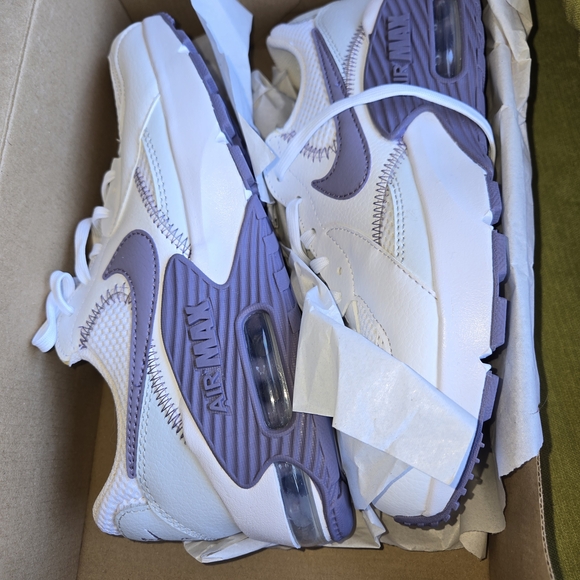 Nike Shoes - Nike Air Max White and Purple Women's Shoes